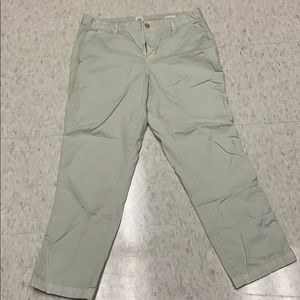 Gap Girlfriend Chinos in khaki Size 12.